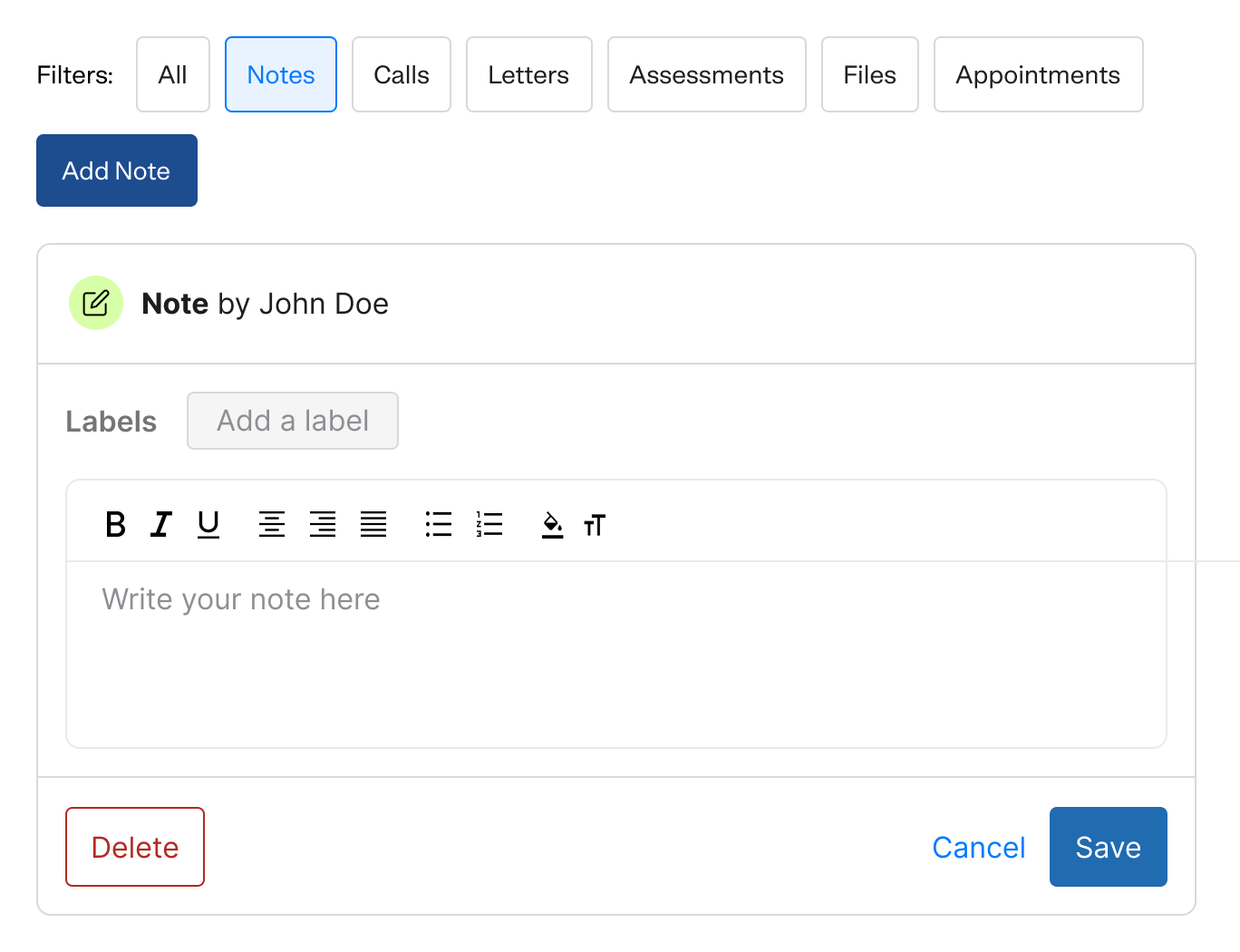 Inline adding