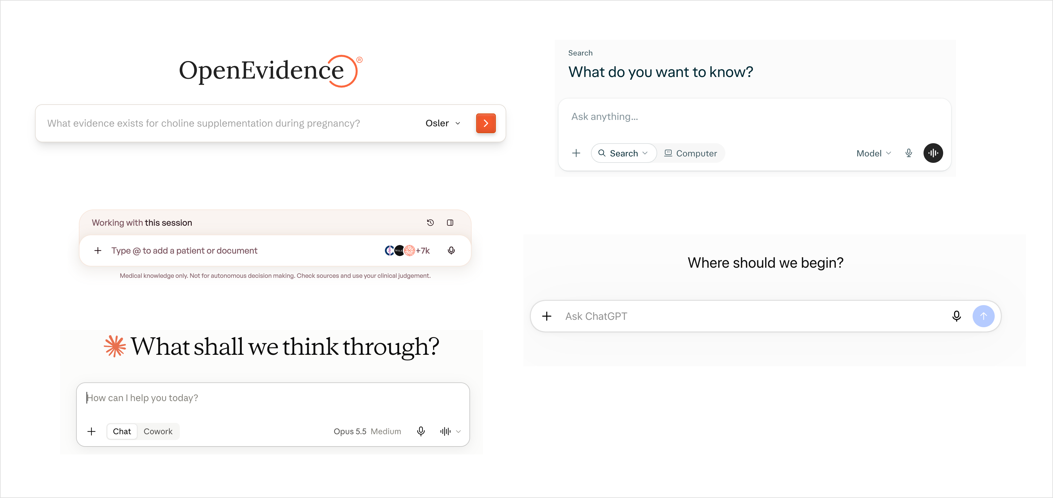 Chat features across competitor apps