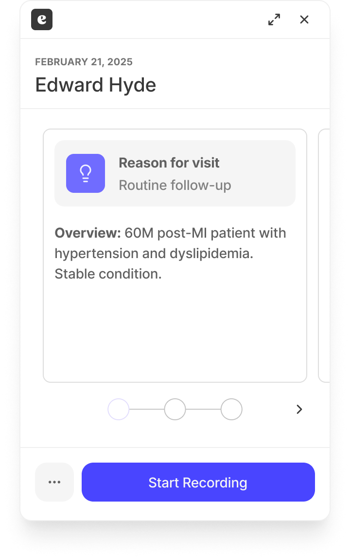 Insights as a series, click to the next card